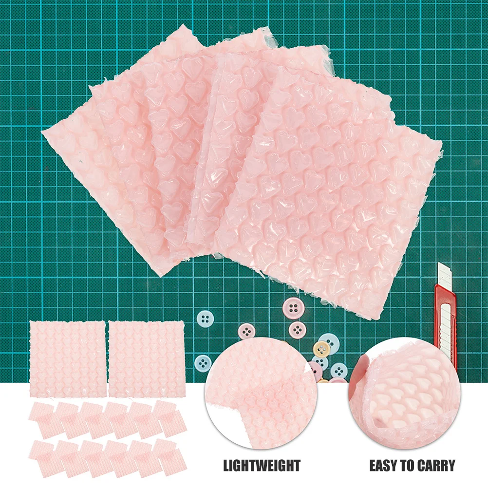 100 шт., сумки-конверты с пузырьками в форме сердца, мягкие пузырьковые почтовые конверты, упаковка, перемещение, почтовые пакеты для хранения, упаковочные конверты