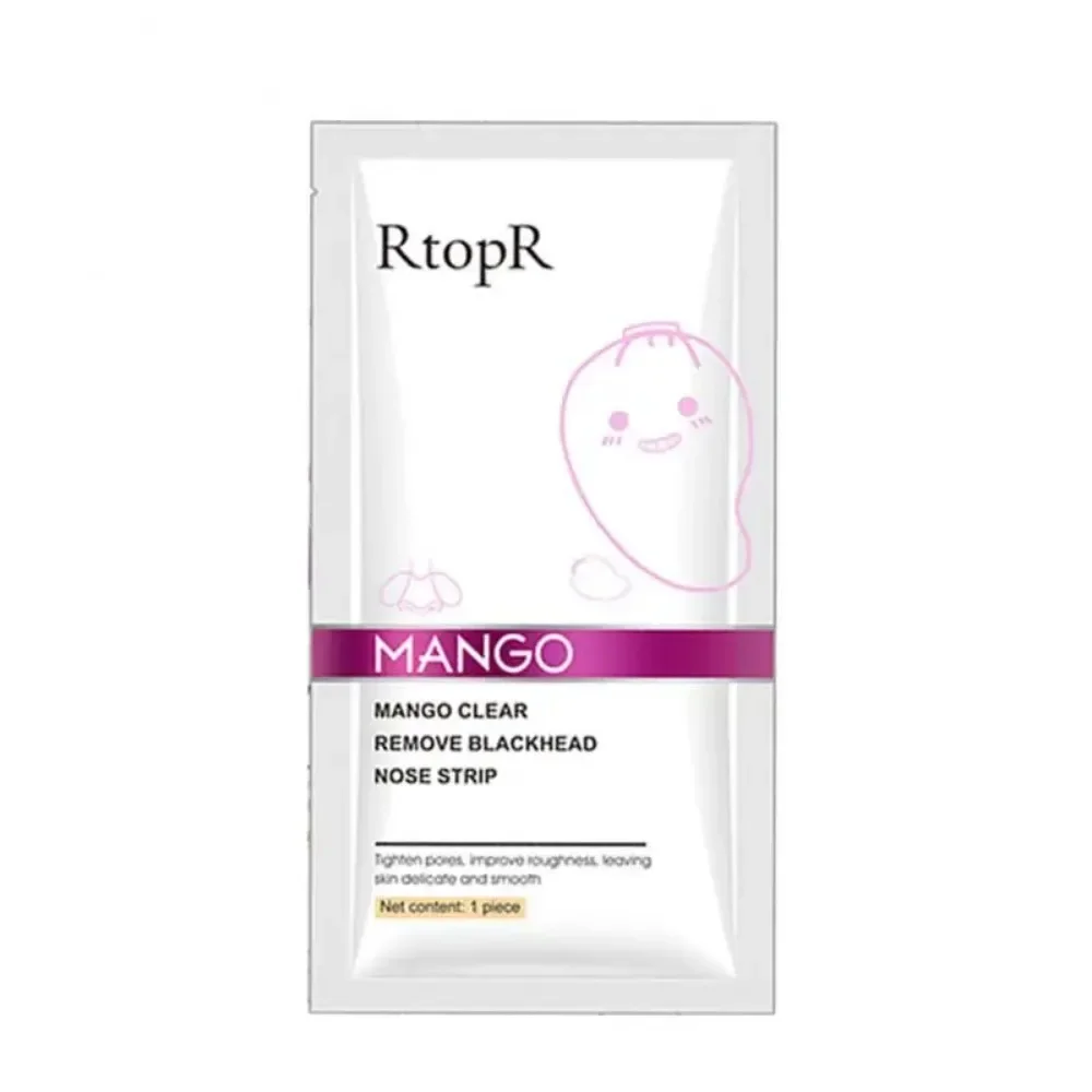 Mango Blackhead Remover Nose Mask Oil-control Deep Cleansing Mask Acne Pore Strip Face Lift Firming Nose Peel Off Skin Care