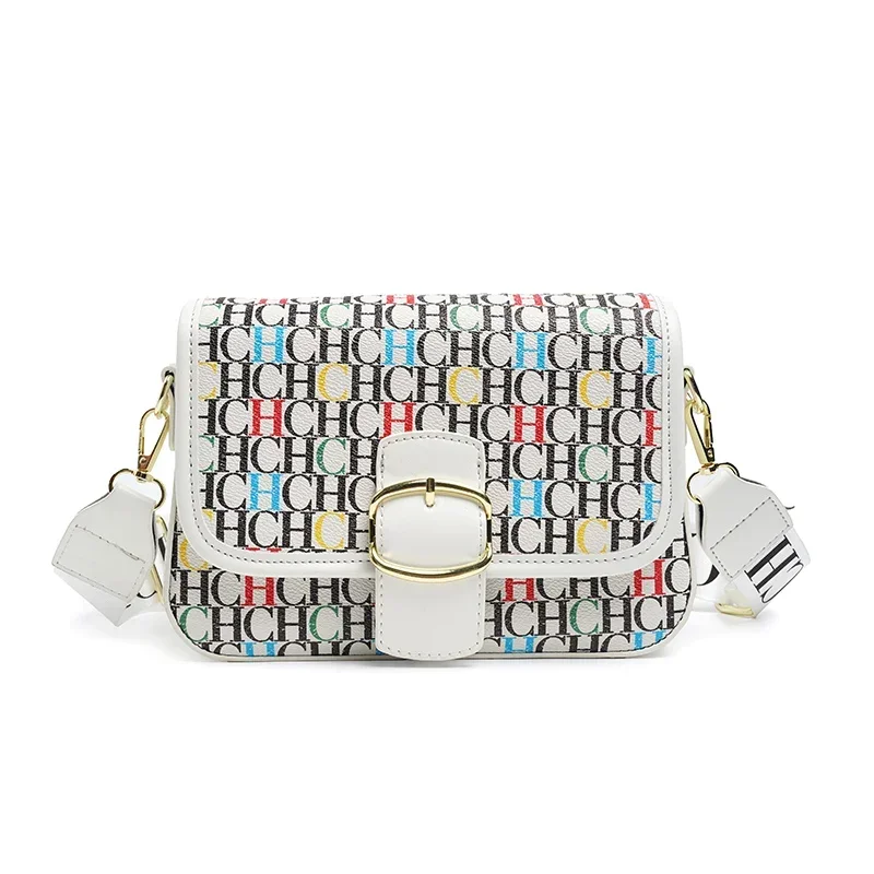 Fashion Women's Bag Decorated Versatile Colorful Shoulder Bag Brand Design Letter Buckle Crossbody Bag 2025 New Women's Bag image 2