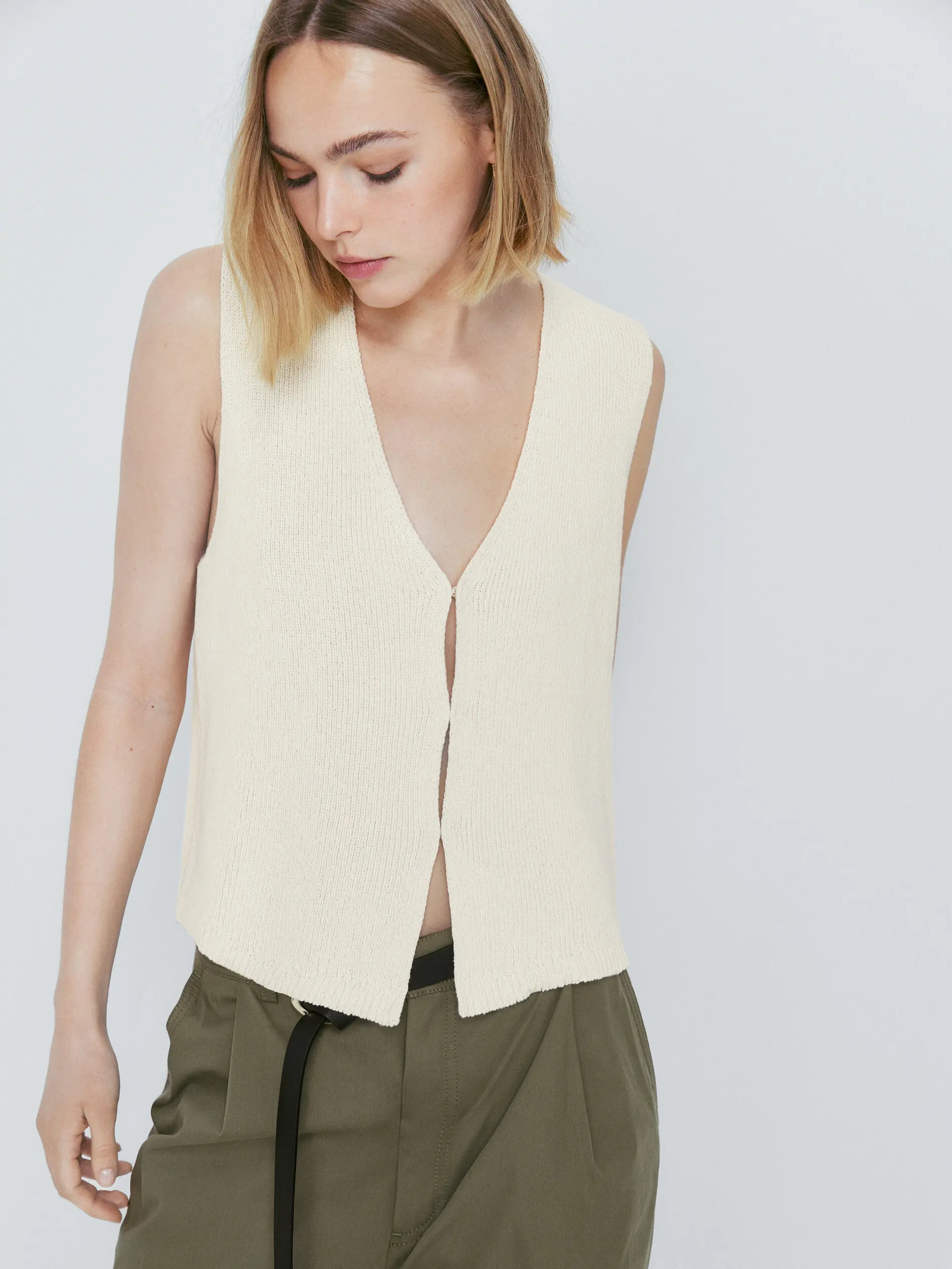 Ethereal MD 2024 autumn new style of Women\'s college style contrast color casual all-matching temperament knitted cardigan coat
