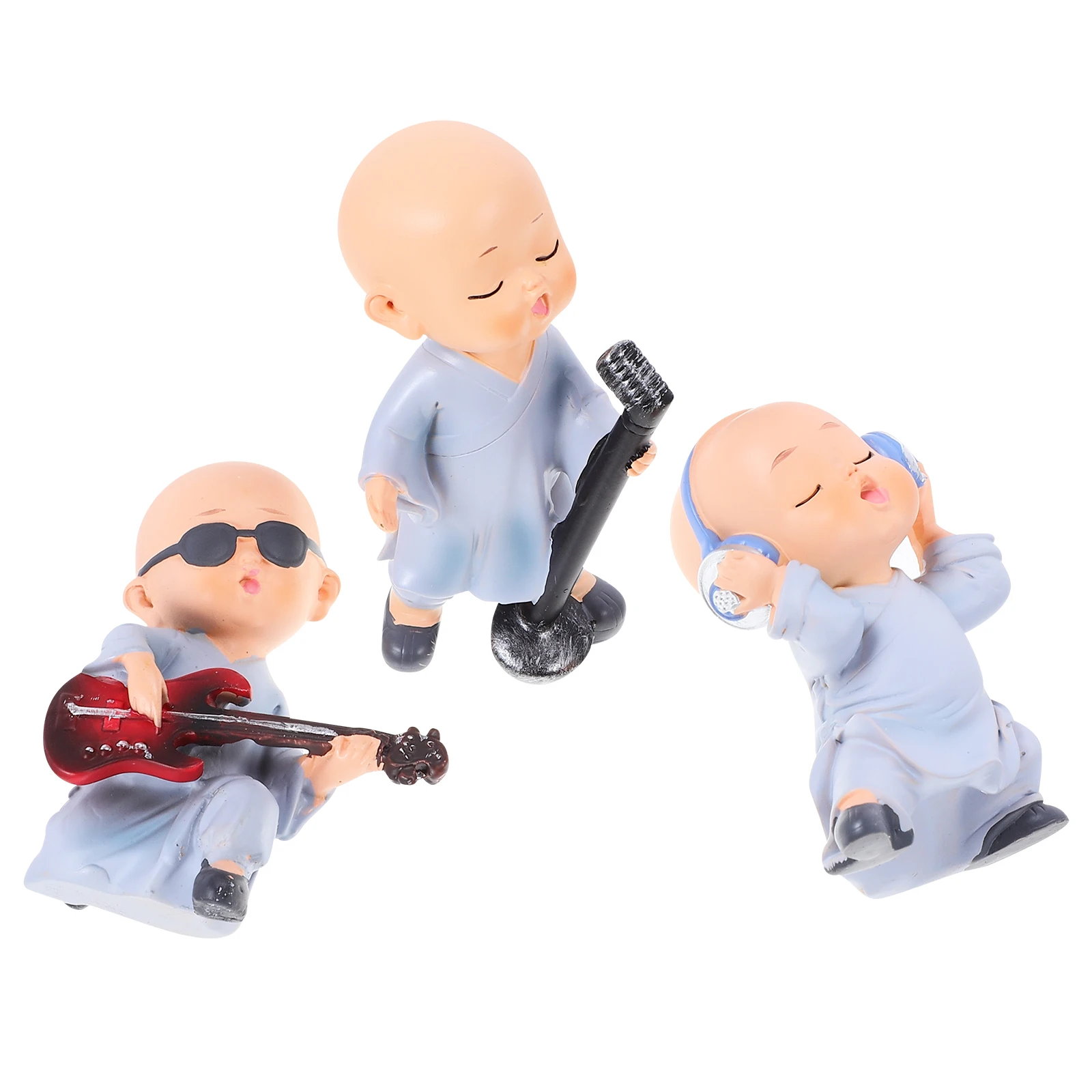 

Decorative Monk Figurines Decorations Car Dashboard Accessories Interior for Men