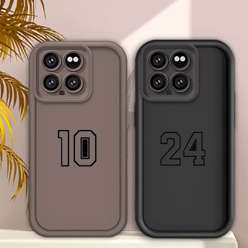 

Basketball Football Numeral For Xiaomi Mi 17 15 14 14T Redmi 13 13T 13C 12C 14C 12 12T Lite Pro 5G Eye Ladder Phone Case