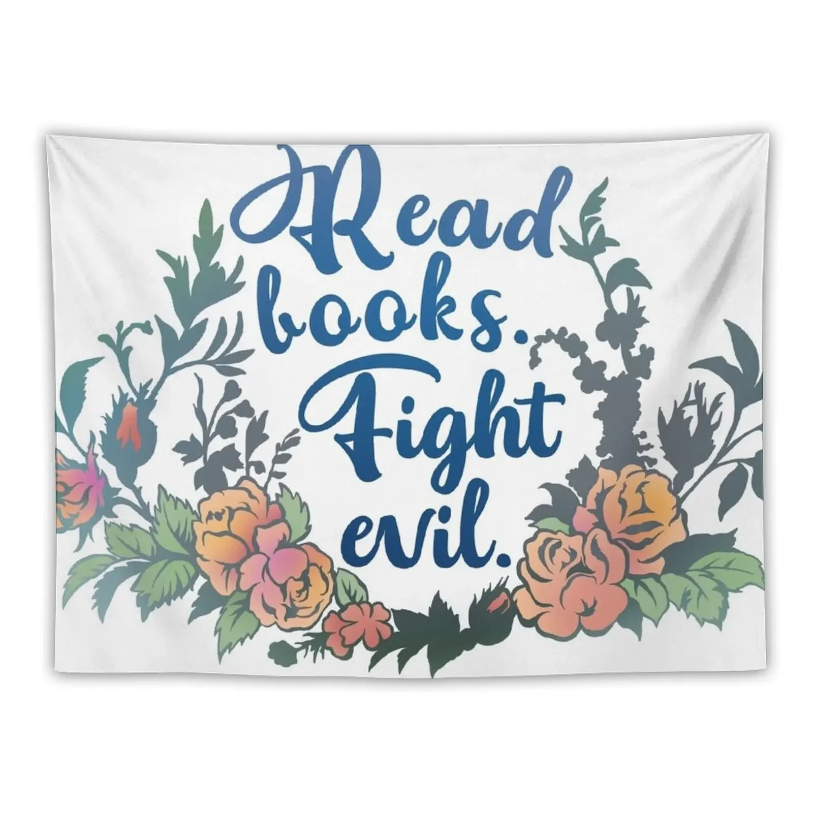 

Read Books. Fight Evil. Tapestry House Decoration Room Ornaments Wall Decorations Tapestry