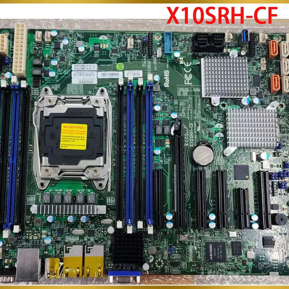 

For Supermicro Server Motherboard E5-1600/2600 V3/V4 Family Processor ECC i350-AM2 Dual Port GbE LAN LGA2011 DDR4 X10SRH-CF