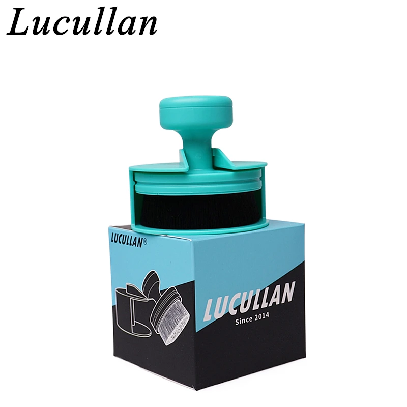 Lucullan XL Dark Shine Tire & Trim Applicator Brush Solvent-resistant Dense Nylon Hair For Larger Tires