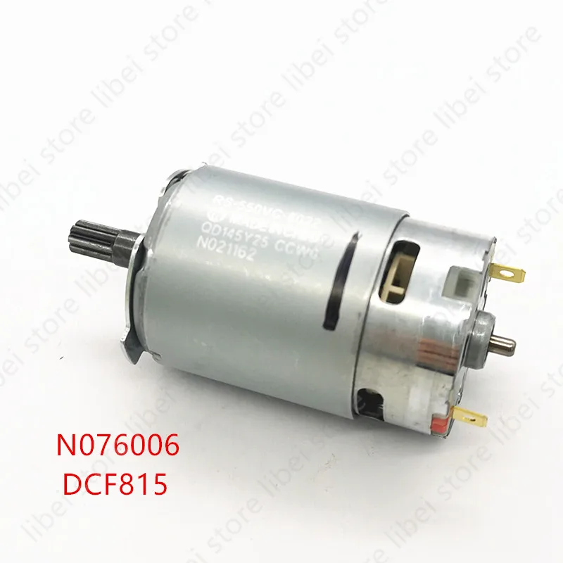 N076006 Motor Replace For DEWALT DCF815S2 DCF813 DCF815 DCF805 DCF813S2 N393969 7 Teeth Motor RS-550VC-8022