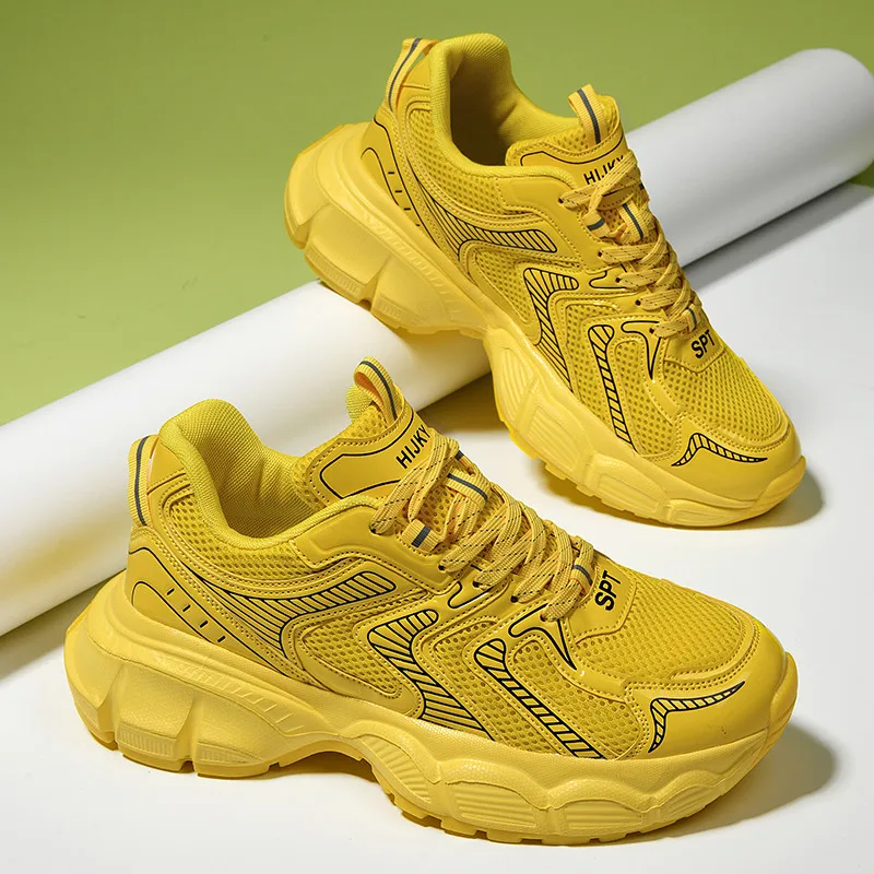 

Loose Comfort Men Athletic Trainers Wide Last Design Soft Insole Ventilated Upper Durable Casual Shoes for Daily Exercise Outing