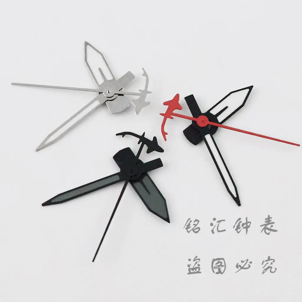 NH35 ساعة الأيدي C3 مؤشرات الساعات المضيئة القرش الأيدي الثانية أجزاء ل NH34/NH35/NH36/7S26/7S36/4R35/4R36 الحركة التلقائية