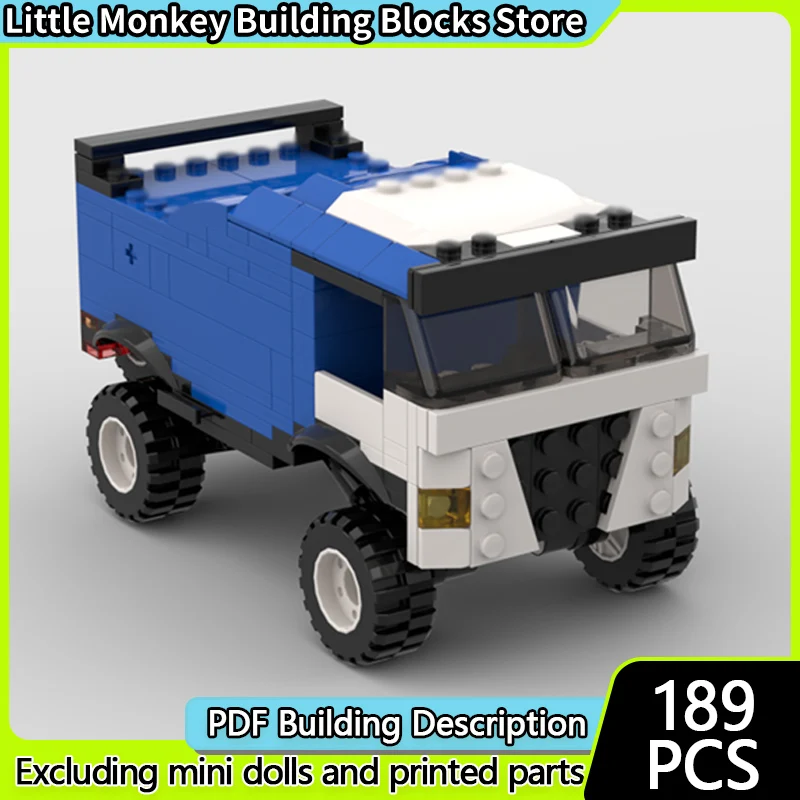 

City Car Model MOC Building Bricks High-Performance Off-Road Truck Modular Technology Children Holiday Gifts Assemble Toys Suit