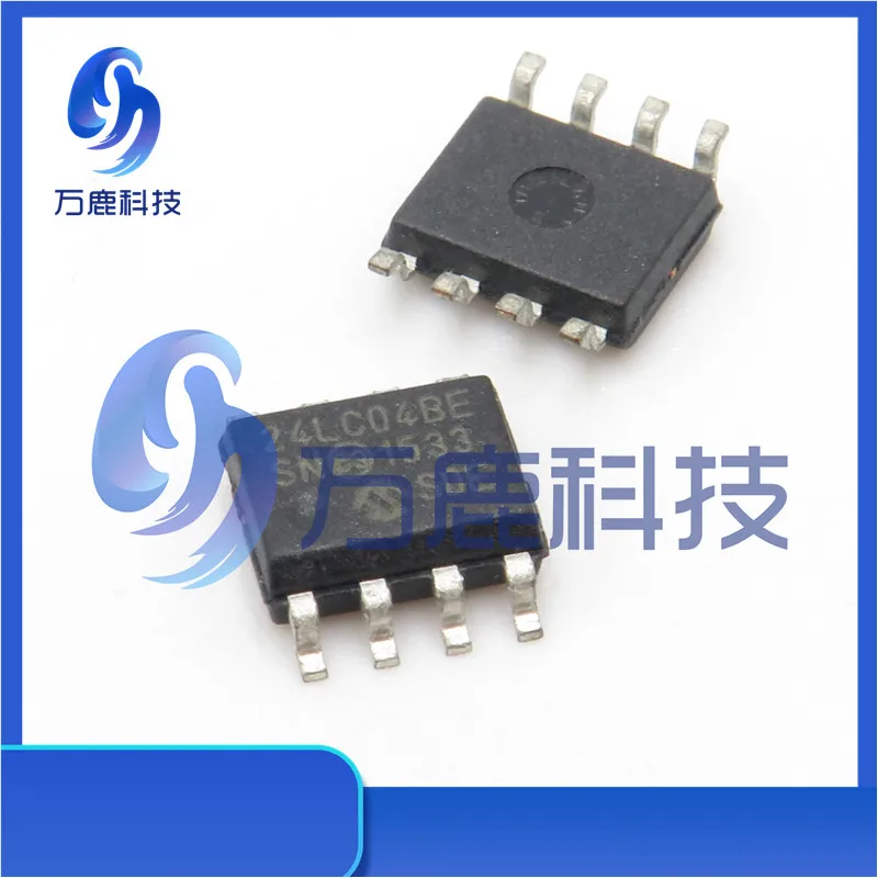 24Lc04B-E/Sn 4K, 512 X 8 2.5V Serial Ee Soic-8