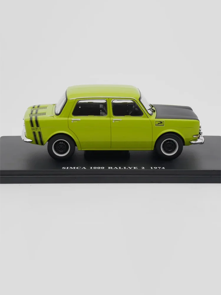 Diecast 1:24 Scale IXO Simca 1000 Rallye 1974 Alloy Vehine Model Finished Simulation Collection Decoration Gift Toys Display