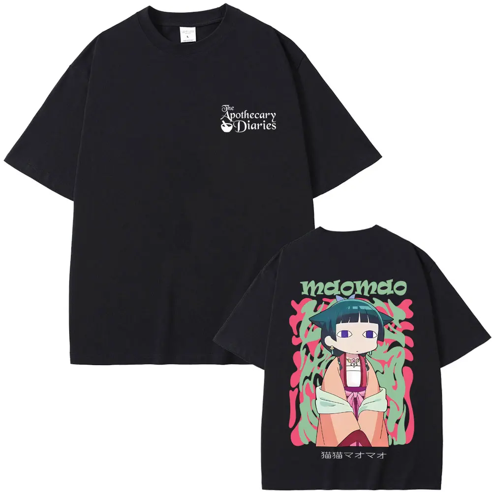 

Anime The Apothecary Diaries Print T-shirts Kawaii Funny Maomao Merch T Shirts Men Women 100% Cotton Casual Oversized T-shirts