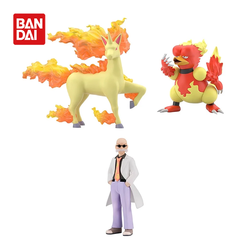 

IN Stock Original Bandai Scale World Pokemon Katsura Gallop Boober Shokugan Q Version Genuine Anime Figure Pvc Collectible Toys