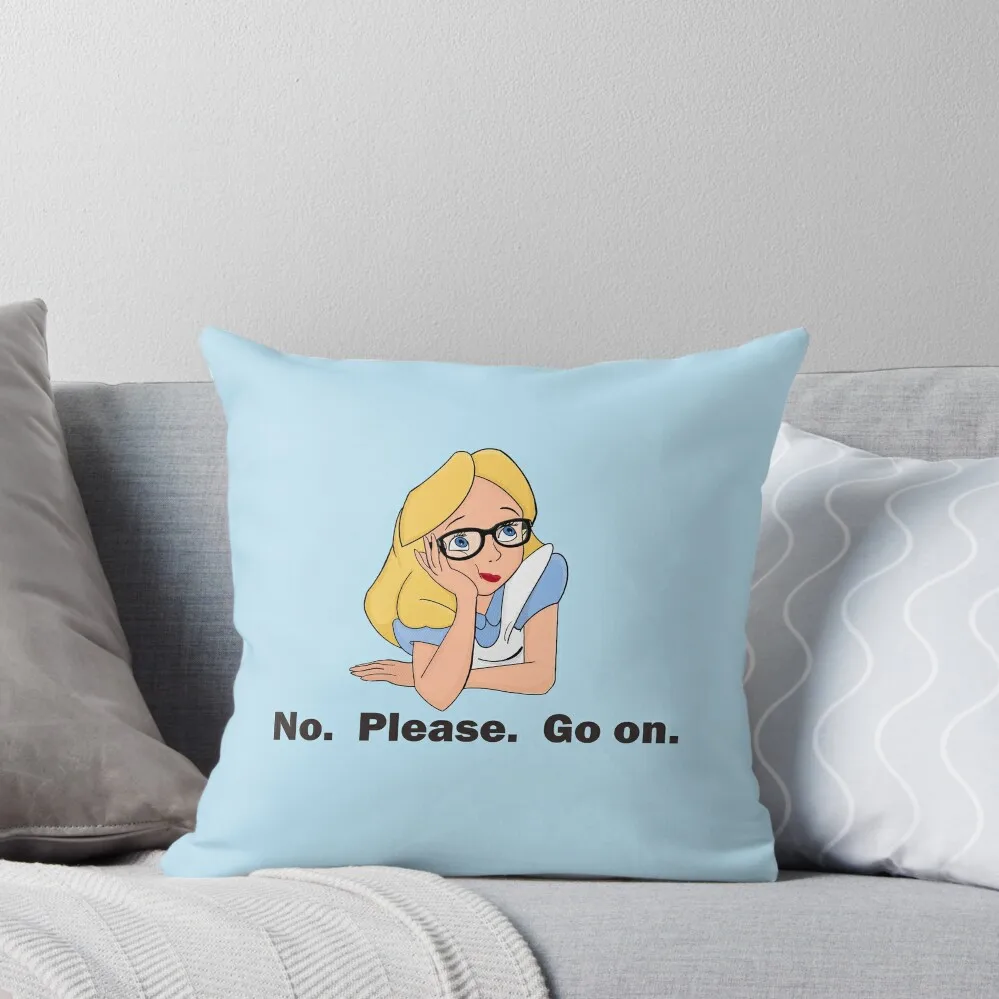 

Alice in Frames Please Throw Pillow luxury throw pillow covers christmas pillowcases christmas pillow case