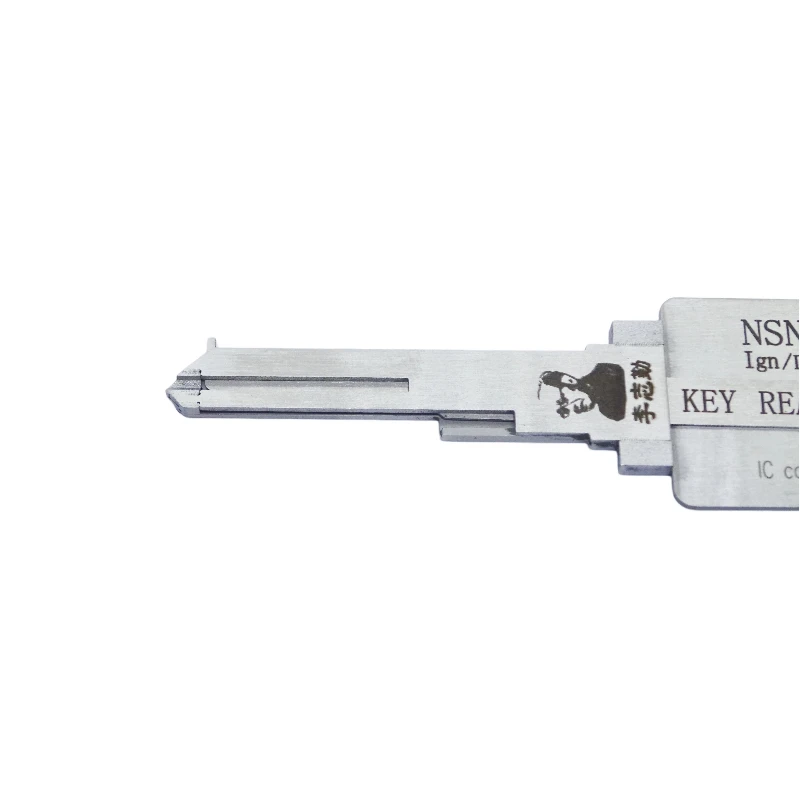Original Lishi NSN14 Key Reader Locksmith Tool Flat Milling for Tiida/Yida/Livina/Sylphy/Teana Models