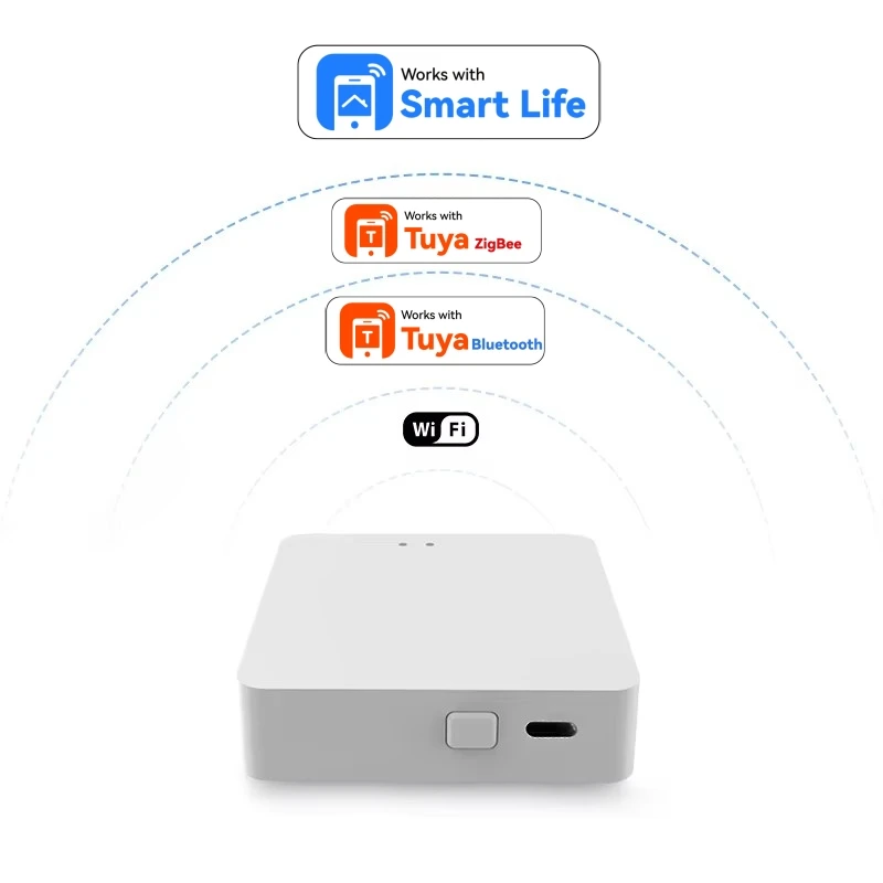 Smart Multi-Mode ZigBee Bluetooth Gateway Hub Wireless Smart Home Appliances Remote Controller Bridge for Tuya Smart Life Alexa