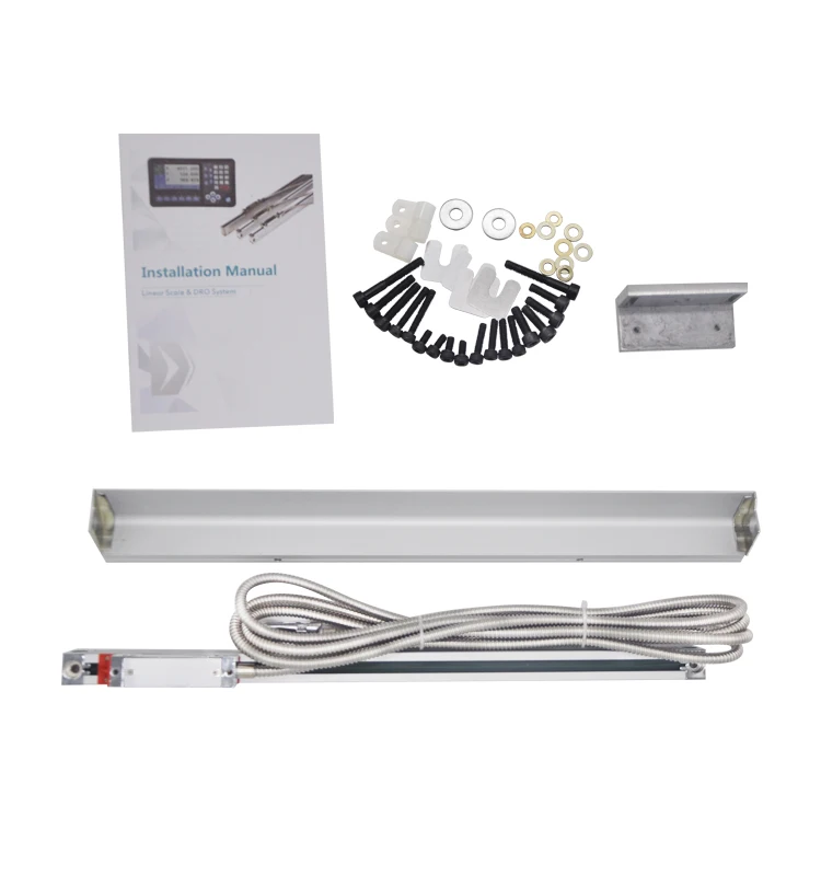 Ditron 5um/1um/0.1um  DC10 D20 Linear Glass Scale Linear for Digital Readout CNC Lathe Milling Machine