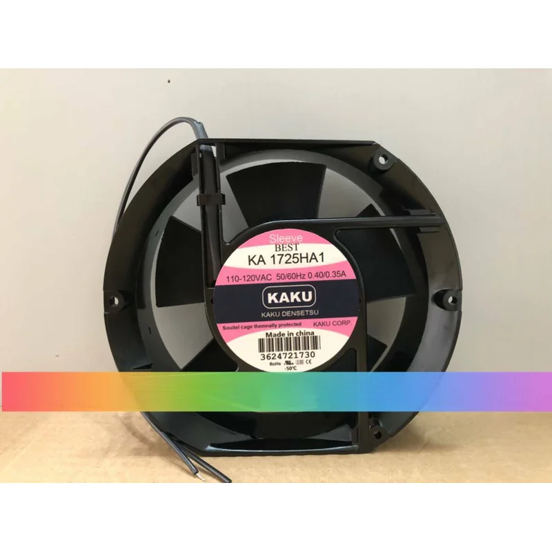 

A+1 PCS FOR KAKU Fan KA1725HA1 AC 110V-120V 17251 17CM 2 WIRE Aluminum frame fan