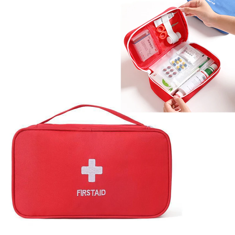 Kit di pronto soccorso casa viaggio all'aperto campeggio escursionismo Mini borsa di immagazzinaggio medica di emergenza vuota custodia di sopravvivenza portatile