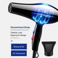 Hair Dryer 2200W Professional Powerful Hair Dryer Fast Heating Hots And Cold Adjustment Ionic Air Blow Dryer with Air Collecting