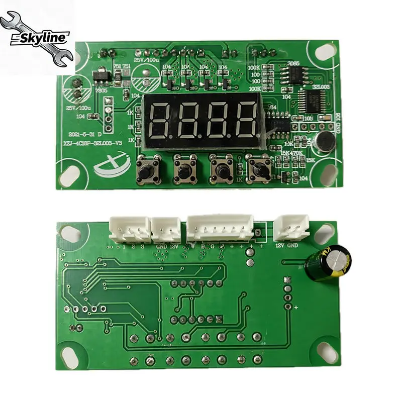 

XZJ-4C18P-32L003-V3 4-в-1 Пластиковая материнская плата для LED PAR-светильников 7X12W RGBW