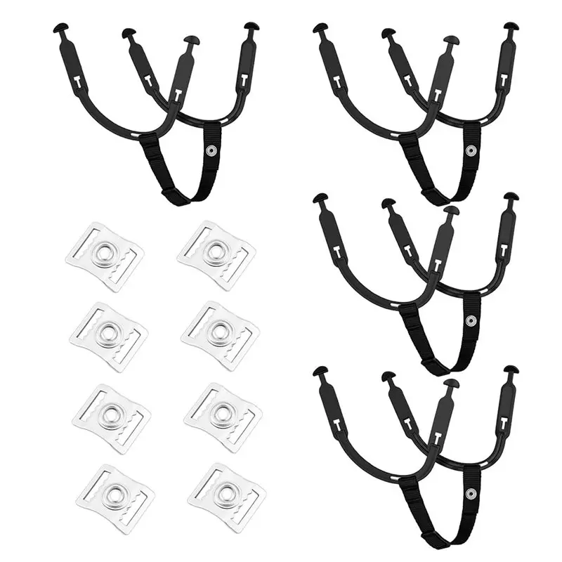 ABHS-Ice Hockey Helmet Chin Strap, 8 Single Strengthened Snap , Ice Hockey Helmet Chin Strap Replacement Parts