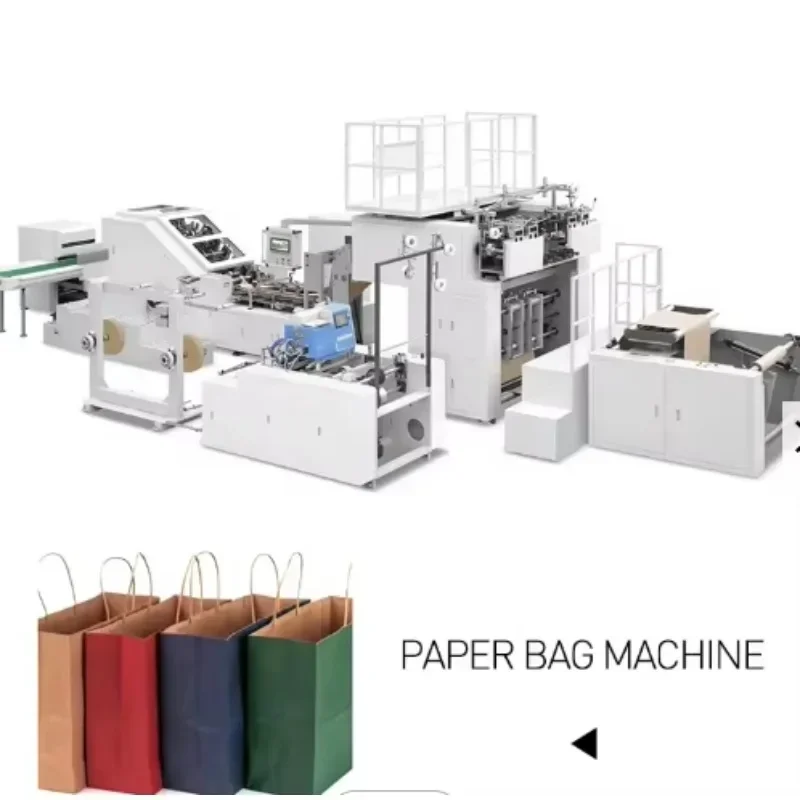 Machine Making Paper Bag Production Line/paper Courier Bag Making Machine/ Paper Bag Cutting Machine Machine Kraft