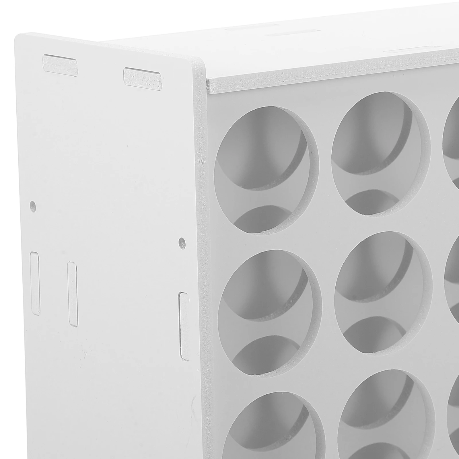 

49-Slots Wooden Paint Storage Rack Stand Pigment Bottle Organizer Home Artist Tool Paint Rack Wooden Holder