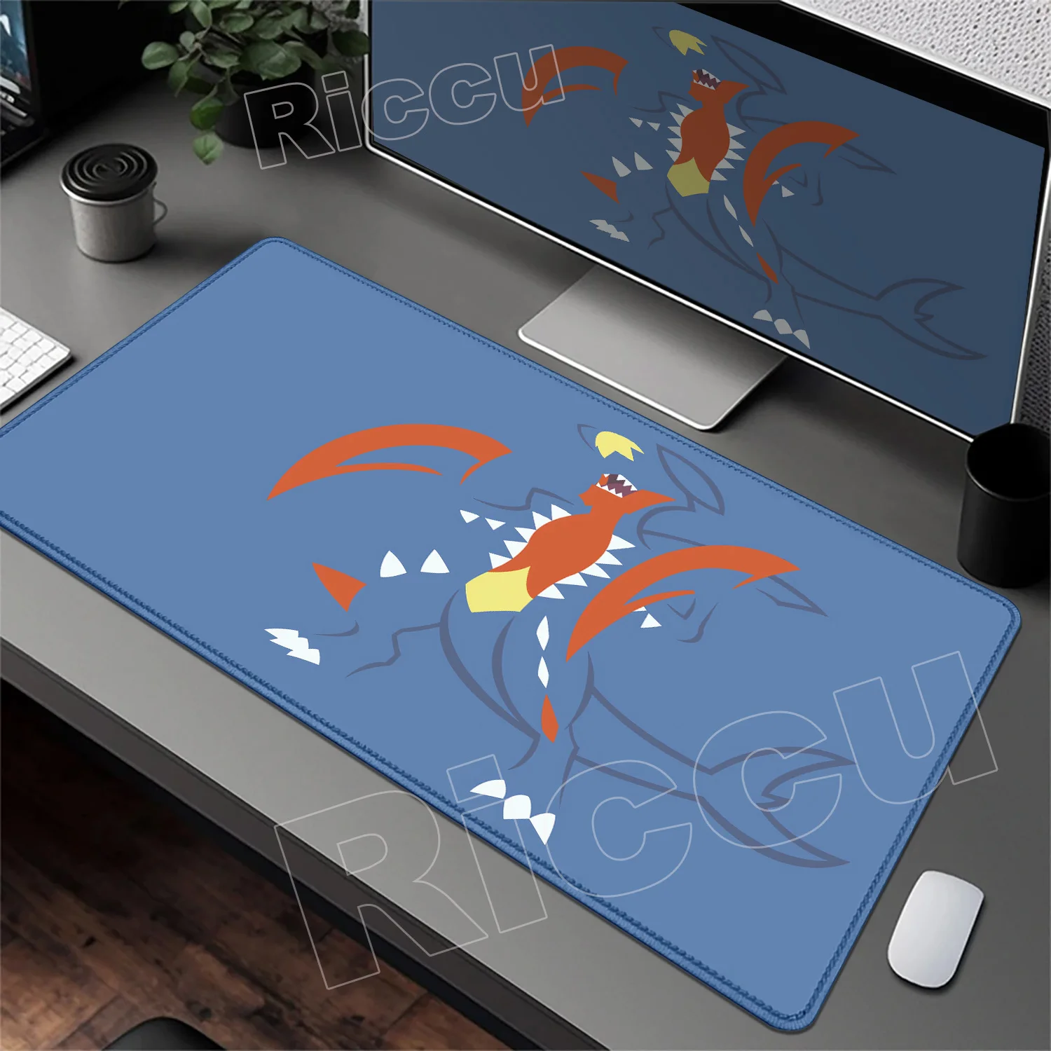 Kawaii Garchomp الكرتون كول ماوس الوسادة ألعاب الكمبيوتر لوحة المفاتيح مكتب الملحقات مكتب كبير ماوس أنيمي الكمبيوتر الجدول الحصير