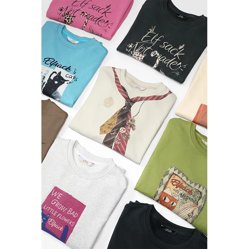 Women's Graphic Slogan Print Sweatshirt - Everyday Outdoor Top