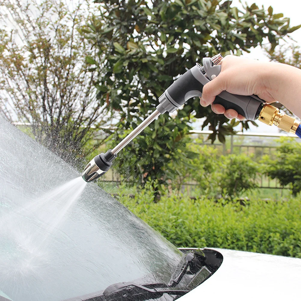 Turbowasher With Long Rod For Washing Car Adjustables Spray Patterns Watergun For Car Auto Cleaning