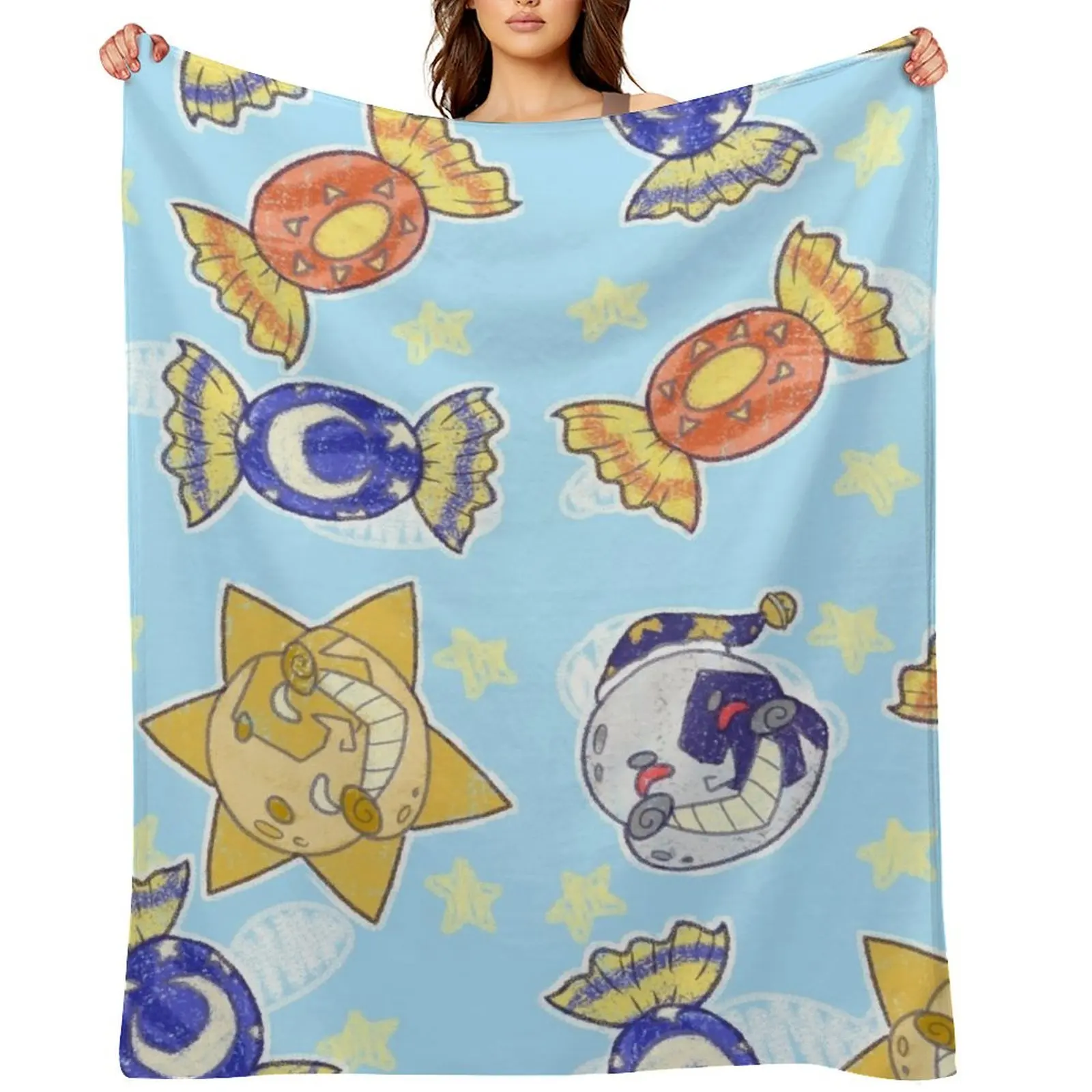 

Superstar Daycare Pattern Throw Blanket Softest sofa bed Giant Sofa Thins Blankets