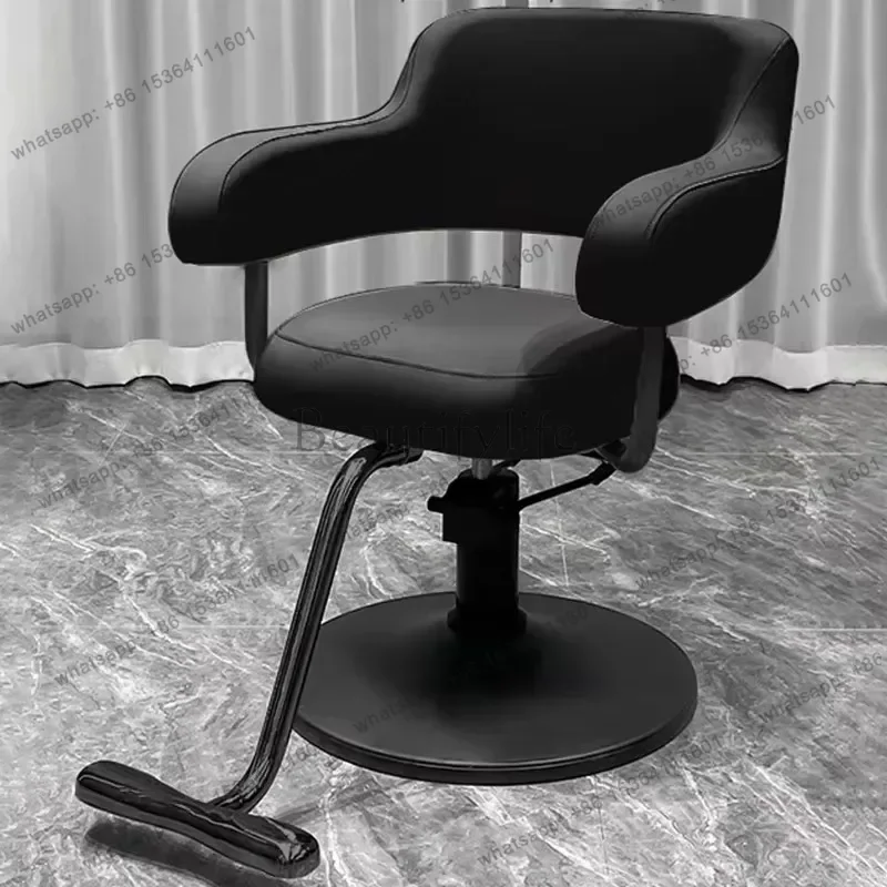 LJY Fashionable Barber Chair Aesthetic Minimalist Comfortable Luxury Hair Salon Chair Stylish Trendy Sillas De Barberia Furnitur