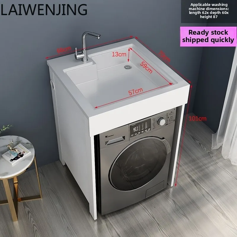 

MJY laundry cabinet custom combination integrated unit significant other basin bathroom cabinet space aluminum overall