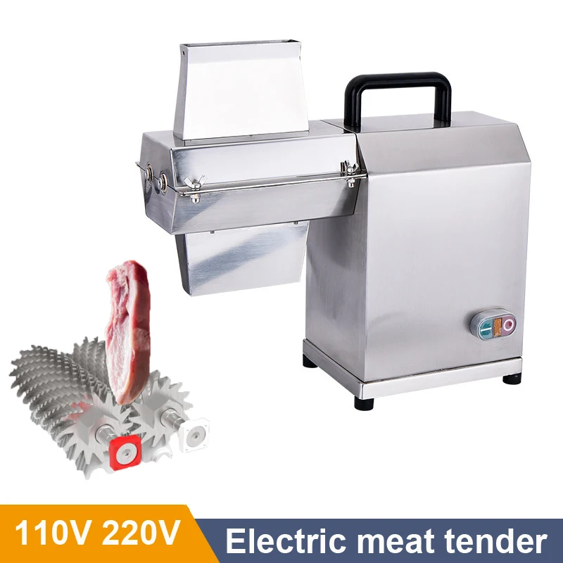 110V 220V Electric Meat Beef Tenderizer Machine Commercial Table Top Steak Meat Tenderizer Stainless Steel