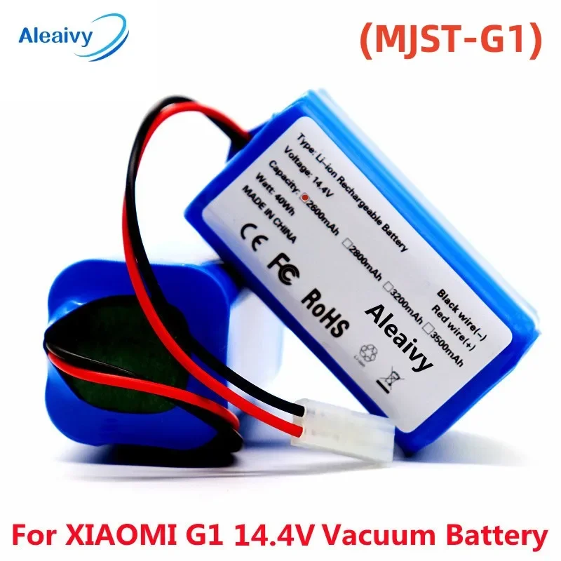 

14.4V 2600mAh 2800mAh Li-ion Battery Pack For XIAOMI MIJIA Mi Robot Vacuum-Mop Essential G1 MJSTG1, SKV4136GL