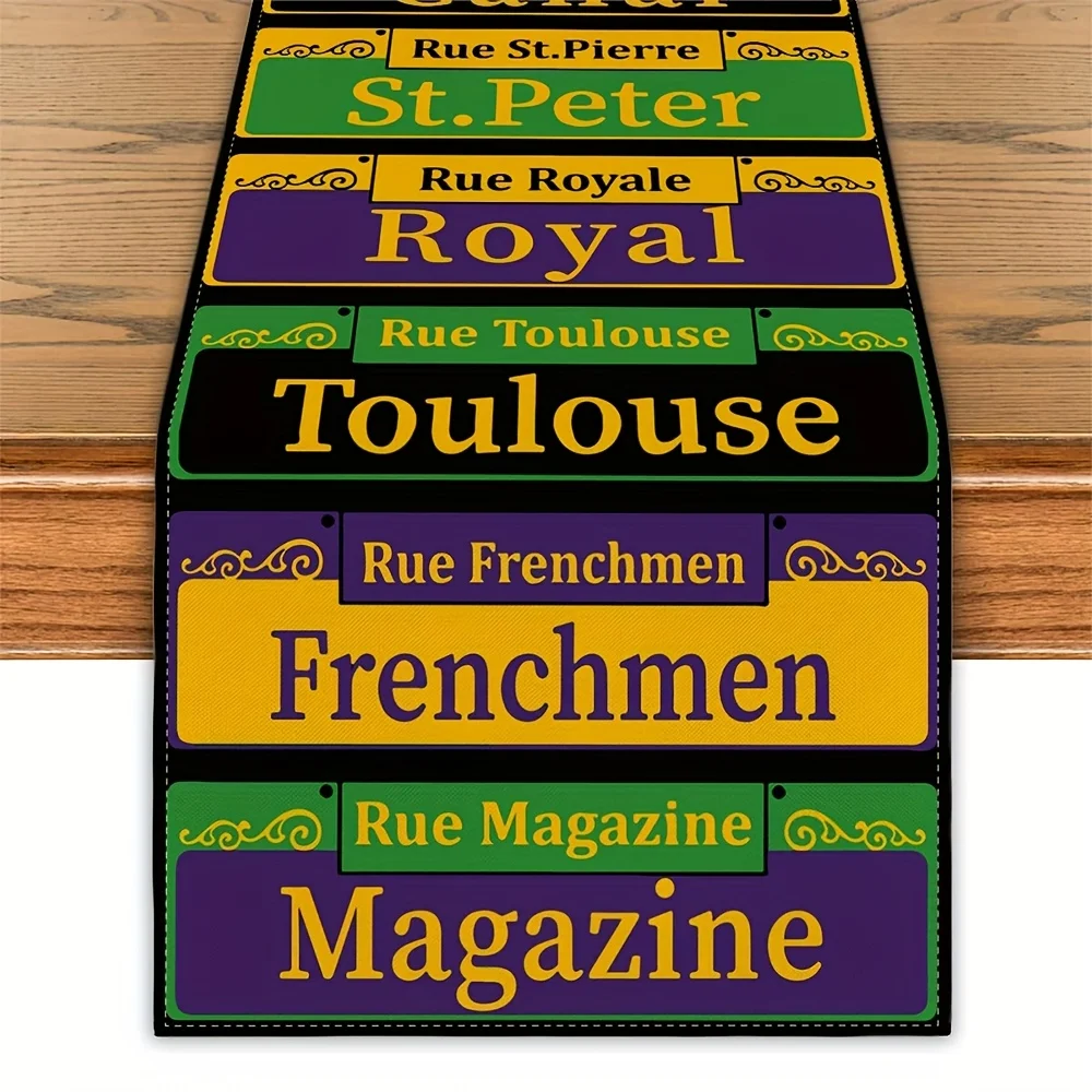 1pc Mardi Gras New Orleans Brazilian Carnival Mardi Gras Seasonal Carnival Holiday Table Decoration Perfect For Seasonal K