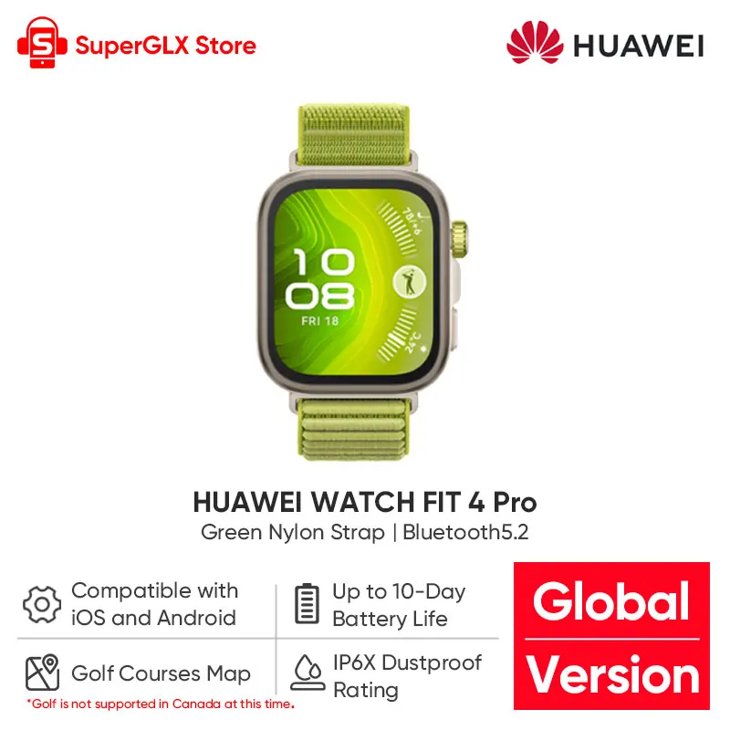 HUAWEI WATCH FIT 4 Pro Smartwatch Global Version 1.82 inch AMOLED