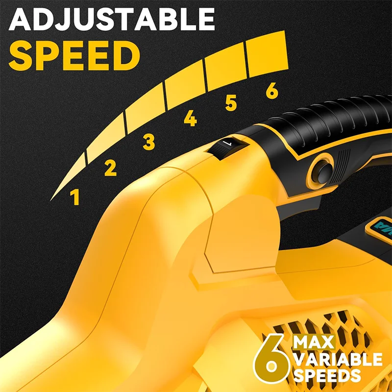 Cordless Power Powerful Leaf Blower Turbine Culvert Handheld Blower Patio Home Power Tool For Dewalt 20V Battery Pin