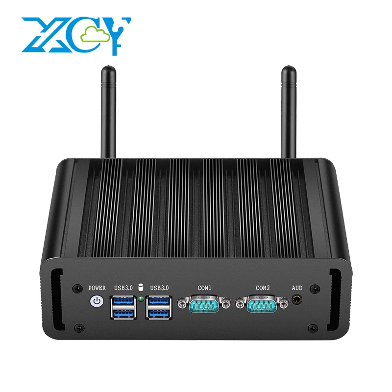 산업용 IPC 인텔 코어 i7-4600U i5-5200U 셀러론 J6412 N100 2x COM RS232/485 6xUSB 2xLAN WiFi 4G SIM GPIO 윈도우11/10 리눅스