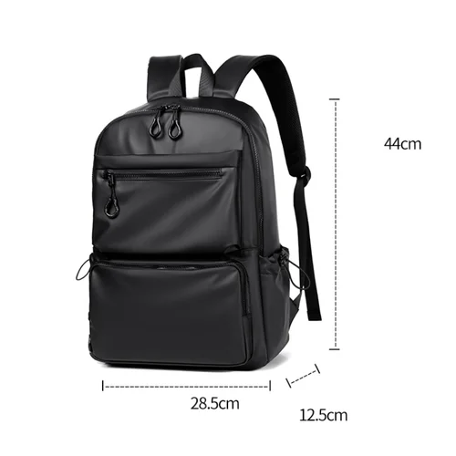 Imagen 2 del producto 1 mochila informal de moda de 14 pulgadas, hermoso compartimento para computadora portátil, tela impermeable, ideal para hombres, estudiantes y profesionales