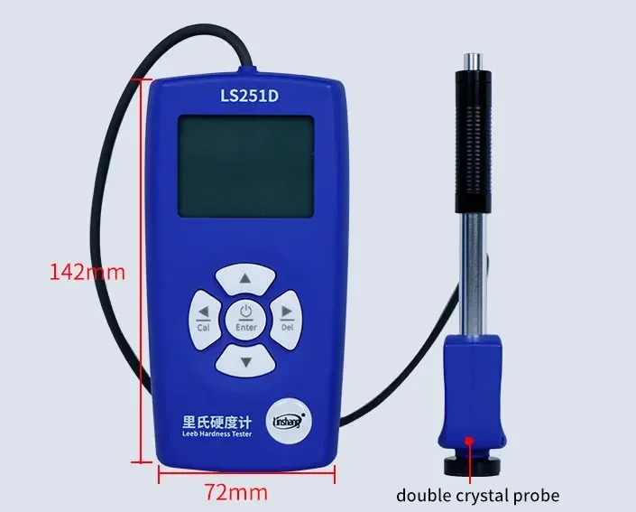 LS251D Porta ble Leeb Hardness Tester Testing Machine for Mid Steel Aluminum Alloy Metal Material 6