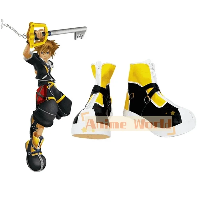 

Обувь для косплея Kingdom Hearts Sora, 2025 11, индивидуальный заказ, реквизит для карнавальной вечеринки на Хэллоуин
