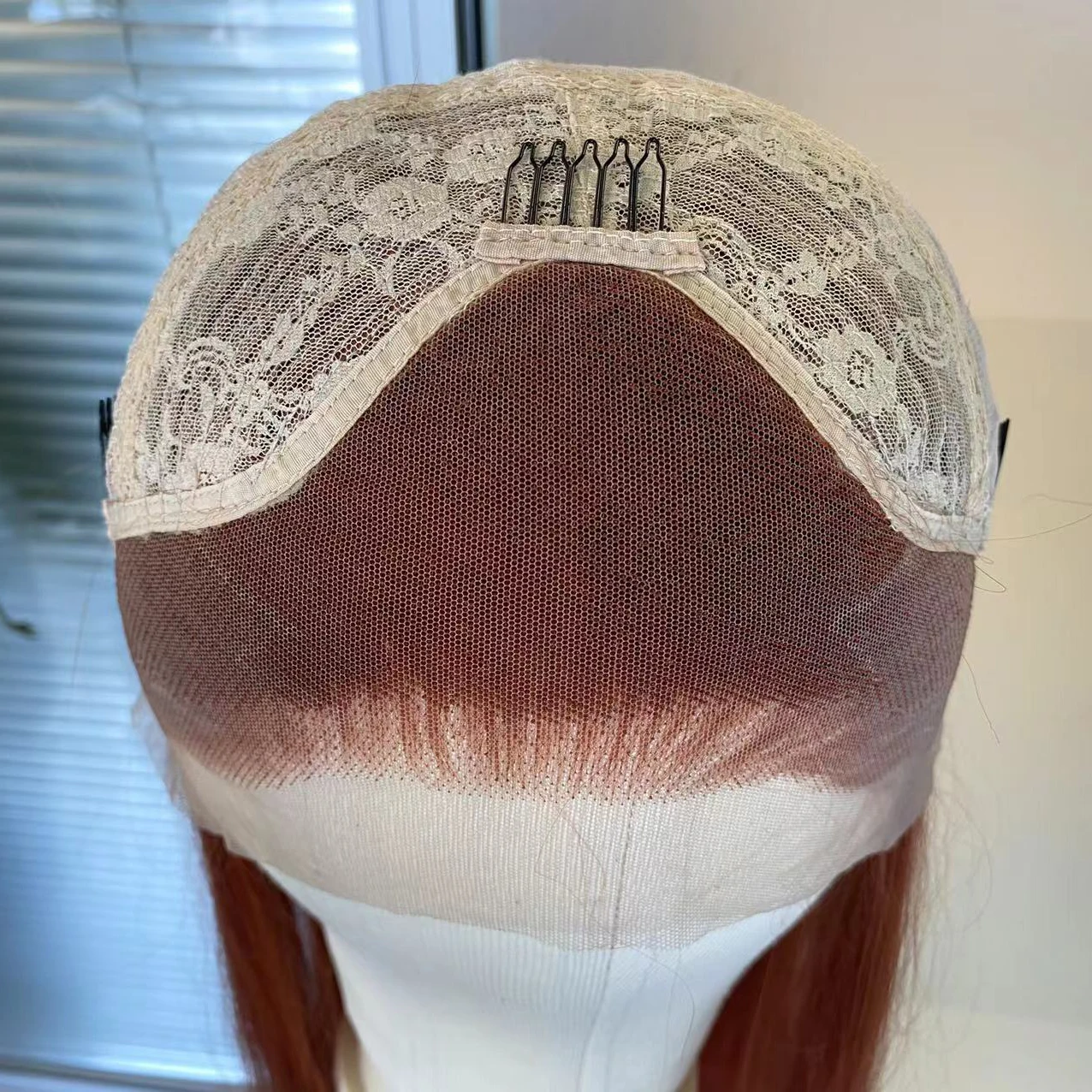 Diniwigs الأبيض الدانتيل شعر مستعار أمامي طويل حريري مستقيم الشعر الاصطناعية غلويليس شعري طبيعي ارتداء اليومي تأثيري الباروكات للنساء #6