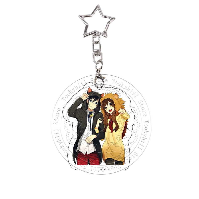 Horimiya Acryl-Schlüsselanhänger Kyoko Hori Nao Iura Akane Yanagi Anhänger Charms Anime-Anhänger Schlüsselring Taschenanhänger Schüler Geburtstagsgeschenk – Detail 8