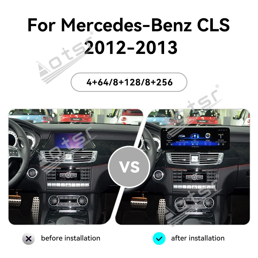 

14.9'' Android 14 For Mercedes-Benz CLS 2012-2013 Car GPS Navigation CarPlay HD Touch Screen Head Unit Multimedia Player Radio