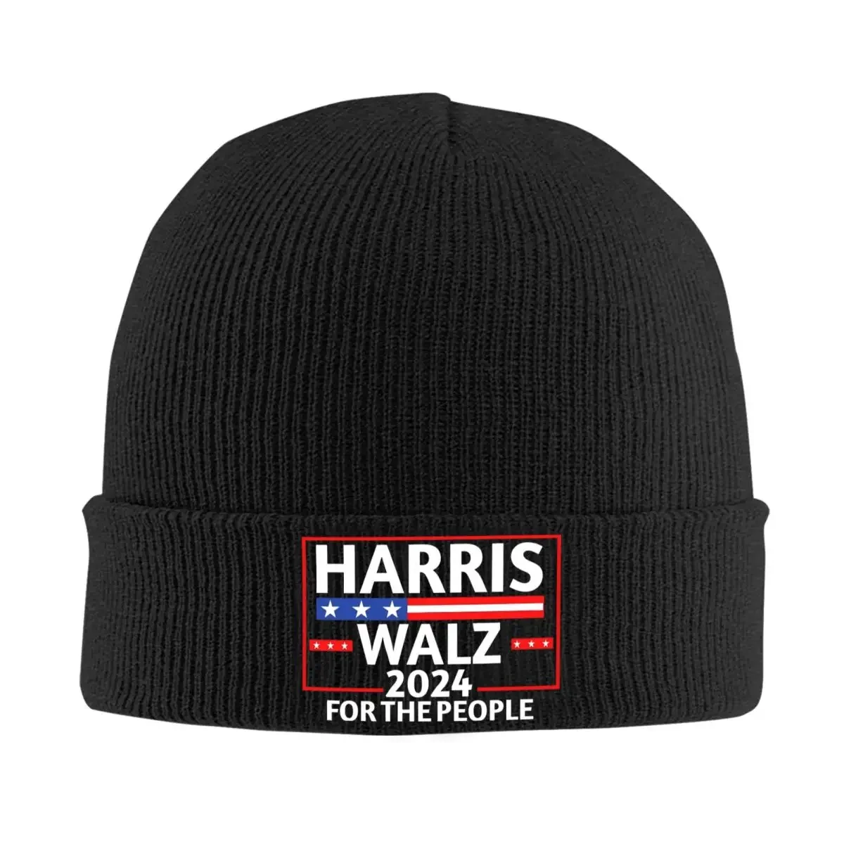 Harris Walz 2024 Election Knit Hat Beanie Winter Hat Warm New Kamala Harris Caps for Men Women