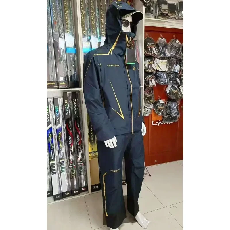 2025 NEW DW DR-1023T Waterproof Fishing Clothing Set DD System Windproof Jacket Overall Pants 4 Seasons Wear