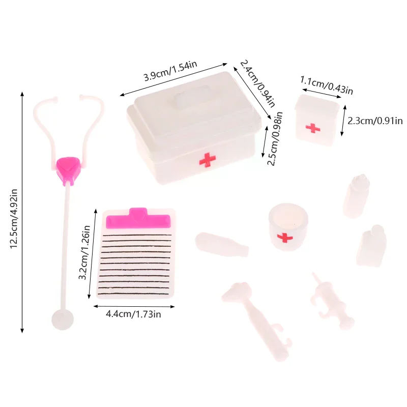 Set di accessori in miniatura per casa delle bambole Decorazione modello per casa giocattolo Gioco di bambole perfetto per scene di raccolta in miniatura