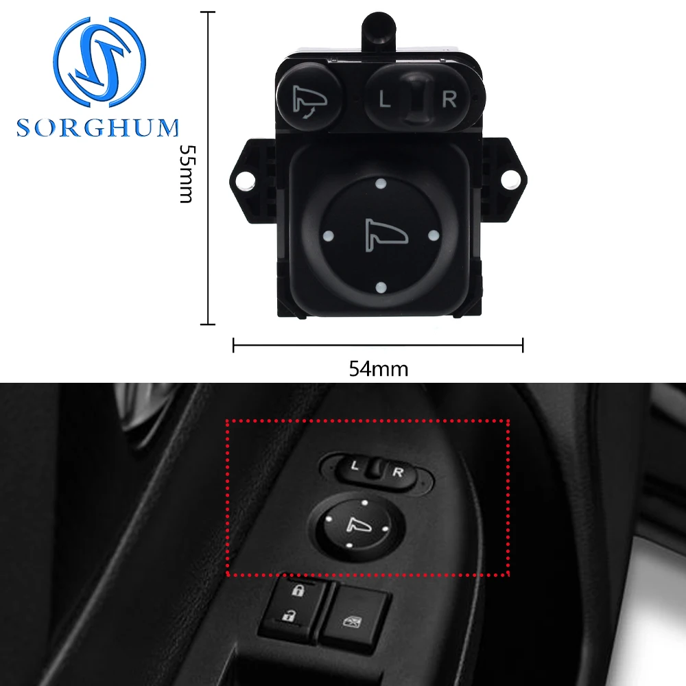 SORGHUM For Honda Accord Odyssey CRV Rear View Mirror Folding Switch Accessories with Light VEZEL Gienia Spirior Greiz Avancier